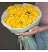 Солнечная увертюра: 5 веток желтой розы