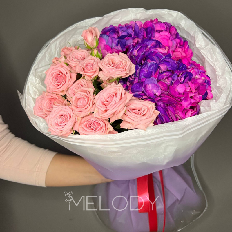 Флористический дуэт: гармония объема и изящества 3